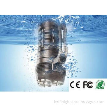 1700lmWaterproof  Rechargeable Magnetic LED Flashlight Torc